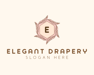 Elegant Leaf Salon Cosmetics logo design