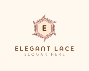 Elegant Leaf Salon Cosmetics logo design