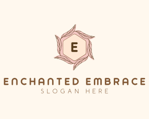 Elegant Leaf Salon Cosmetics logo design