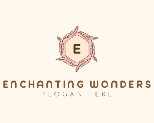 Elegant Leaf Salon Cosmetics logo design