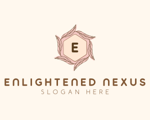 Elegant Leaf Salon Cosmetics logo design