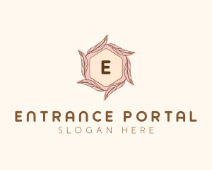 Elegant Leaf Salon Cosmetics logo design