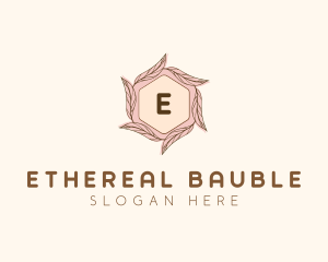 Elegant Leaf Salon Cosmetics logo design