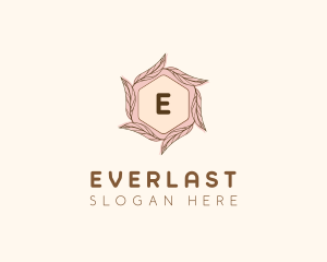 Elegant Leaf Salon Cosmetics logo design