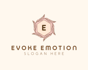 Elegant Leaf Salon Cosmetics logo design