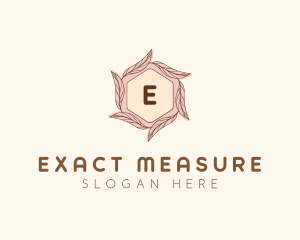 Elegant Leaf Salon Cosmetics logo design