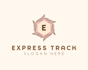 Elegant Leaf Salon Cosmetics logo design