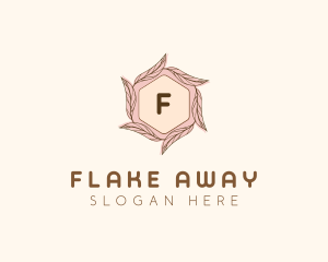 Elegant Leaf Salon Cosmetics logo design