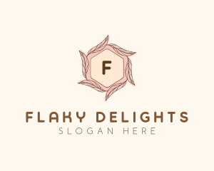 Elegant Leaf Salon Cosmetics logo design