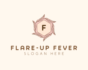 Elegant Leaf Salon Cosmetics logo design