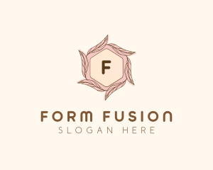 Elegant Leaf Salon Cosmetics logo design