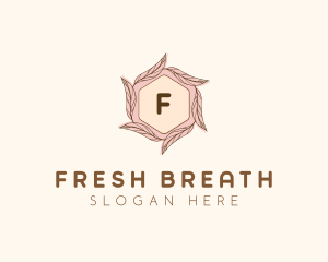 Elegant Leaf Salon Cosmetics logo design