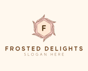 Elegant Leaf Salon Cosmetics logo design