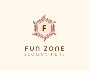 Elegant Leaf Salon Cosmetics logo design