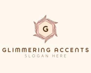 Elegant Leaf Salon Cosmetics logo design