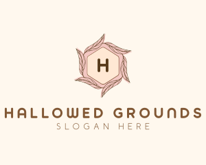 Elegant Leaf Salon Cosmetics logo design