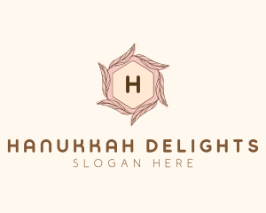 Elegant Leaf Salon Cosmetics logo design