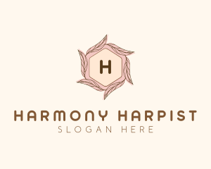 Elegant Leaf Salon Cosmetics logo design