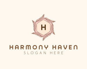 Elegant Leaf Salon Cosmetics logo design