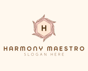 Elegant Leaf Salon Cosmetics logo design