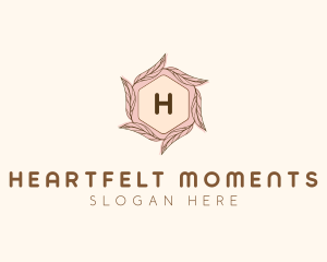 Elegant Leaf Salon Cosmetics logo design