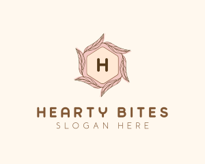 Elegant Leaf Salon Cosmetics logo design