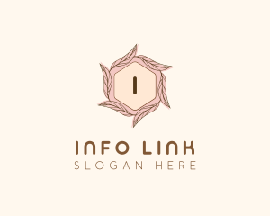 Elegant Leaf Salon Cosmetics logo design