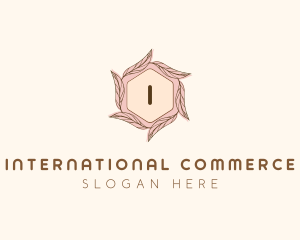 Elegant Leaf Salon Cosmetics logo design