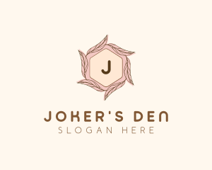 Elegant Leaf Salon Cosmetics logo design