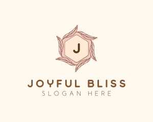 Elegant Leaf Salon Cosmetics logo design