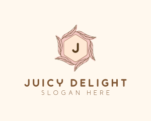 Elegant Leaf Salon Cosmetics logo design