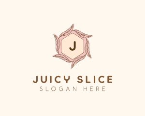 Elegant Leaf Salon Cosmetics logo design