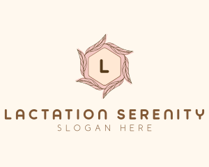 Elegant Leaf Salon Cosmetics logo design