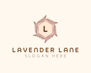 Elegant Leaf Salon Cosmetics logo design