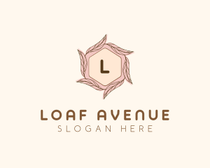 Elegant Leaf Salon Cosmetics logo design