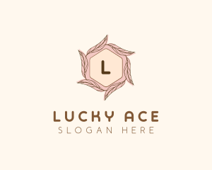 Elegant Leaf Salon Cosmetics logo design