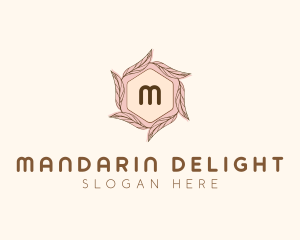 Elegant Leaf Salon Cosmetics logo design