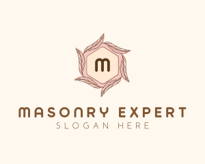 Elegant Leaf Salon Cosmetics logo design