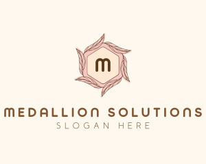 Elegant Leaf Salon Cosmetics logo design