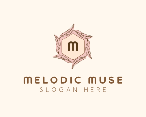 Elegant Leaf Salon Cosmetics logo design