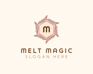 Elegant Leaf Salon Cosmetics logo design