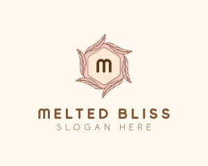 Elegant Leaf Salon Cosmetics logo design