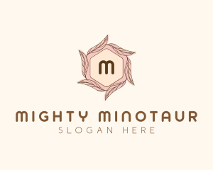 Elegant Leaf Salon Cosmetics logo design