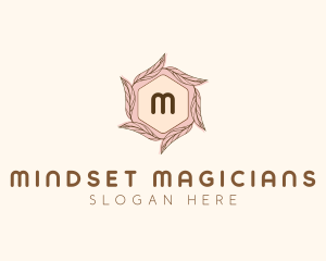 Elegant Leaf Salon Cosmetics logo design