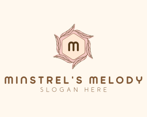 Elegant Leaf Salon Cosmetics logo design