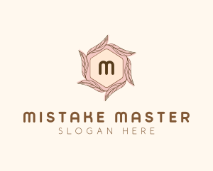 Elegant Leaf Salon Cosmetics logo design