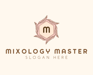 Elegant Leaf Salon Cosmetics logo design