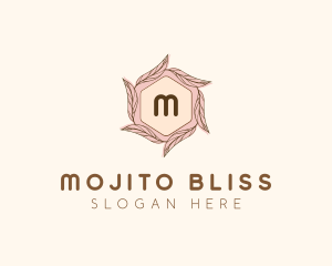 Elegant Leaf Salon Cosmetics logo design