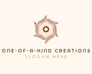 Elegant Leaf Salon Cosmetics logo design