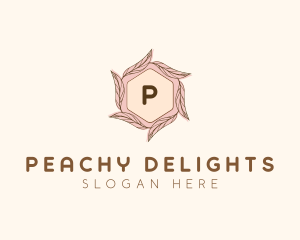 Elegant Leaf Salon Cosmetics logo design